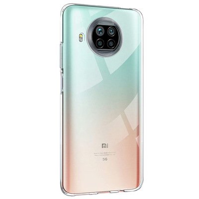 Microsonic Xiaomi Redmi Note 9 Pro 5G Kılıf Transparent Soft Şeffaf Beyaz