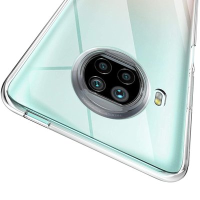 Microsonic Xiaomi Redmi Note 9 Pro 5G Kılıf Transparent Soft Şeffaf Beyaz