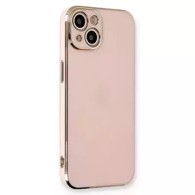 Microsonic Apple iPhone 14 Plus Kılıf Olive Plated Pembe