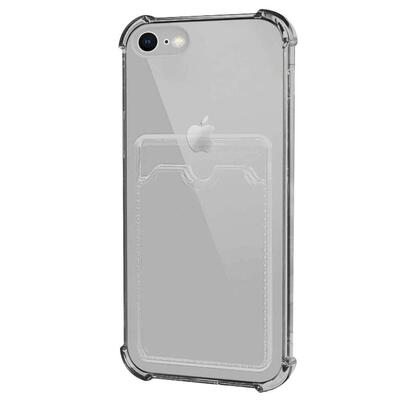 Microsonic Apple iPhone 8 Card Slot Shock Kılıf Siyah