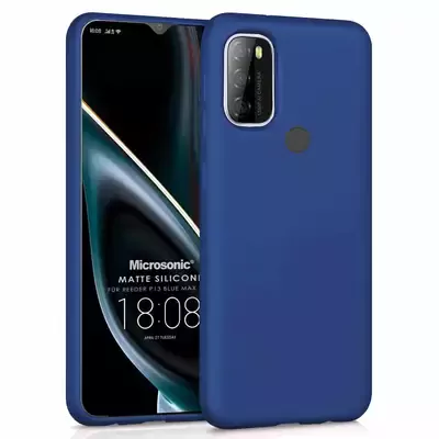 Microsonic Matte Silicone Reeder P13 Blue Max 2021 128 GB Kılıf Lacivert