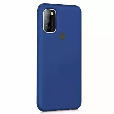 Microsonic Matte Silicone Reeder P13 Blue Max 2021 128 GB Kılıf Lacivert