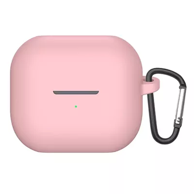 Microsonic Samsung Galaxy Buds 3 FE Kılıf Askılı Mat Silikon Pembe