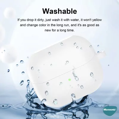 Microsonic Samsung Galaxy Buds 3 FE Kılıf Askılı Mat Silikon Pembe