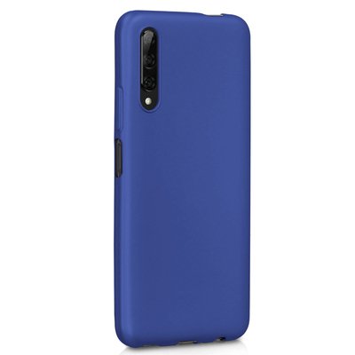 Microsonic Huawei Y9S Kılıf Matte Silicone Lacivert