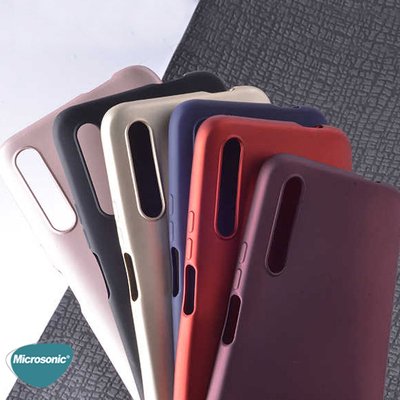 Microsonic Huawei Y9S Kılıf Matte Silicone Lacivert