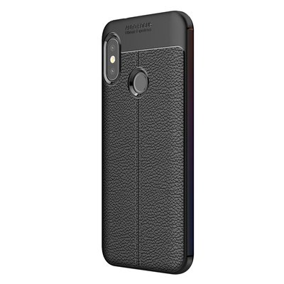 CaseUp Xiaomi Redmi Note 6 Pro Kılıf Niss Silikon Siyah