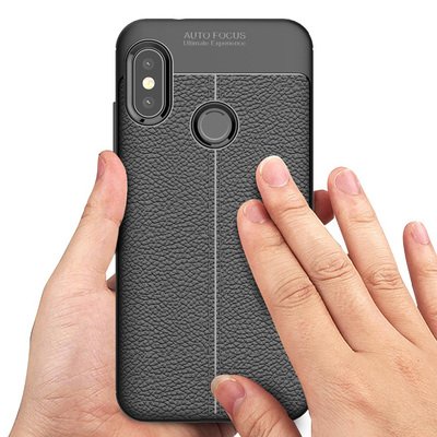 CaseUp Xiaomi Redmi Note 6 Pro Kılıf Niss Silikon Siyah