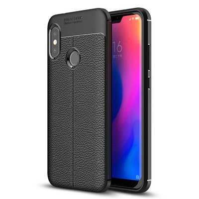 CaseUp Xiaomi Redmi Note 6 Pro Kılıf Niss Silikon Siyah