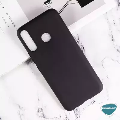 Microsonic Matte Silicone Infinix Hot 8 Kılıf Kırmızı