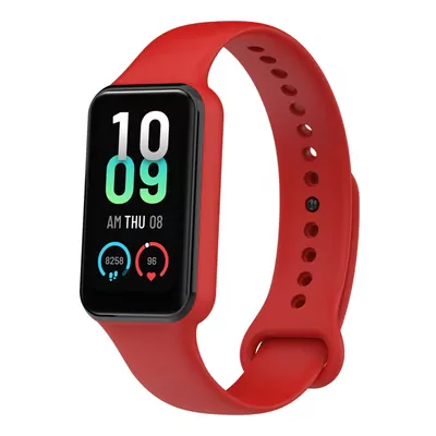 Microsonic Amazfit Band 7 Silikon Kordon Kırmızı