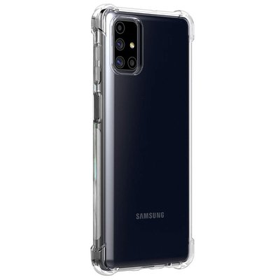 Microsonic Samsung Galaxy M51 Kılıf Anti Shock Silikon Şeffaf