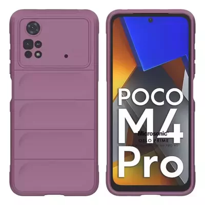 Microsonic Xiaomi Poco M4 Pro 4G Kılıf Oslo Prime Lila