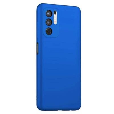 Microsonic Xiaomi Redmi Note 10 5G Kılıf Matte Silicone Mavi