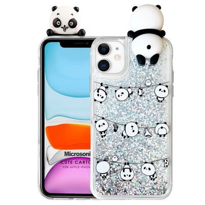 Microsonic Apple iPhone 11 Kılıf Cute Cartoon Panda