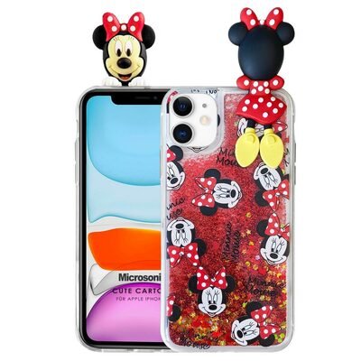 Microsonic Apple iPhone 11 Kılıf Cute Cartoon Minnie Mouse