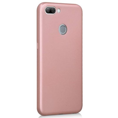 Microsonic Oppo A5S Kılıf Matte Silicone Rose Gold