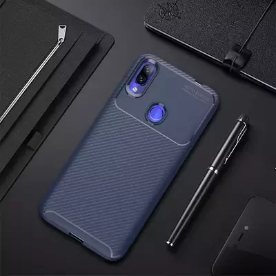 Microsonic Xiaomi Redmi Note 7 Kılıf Legion Series Lacivert