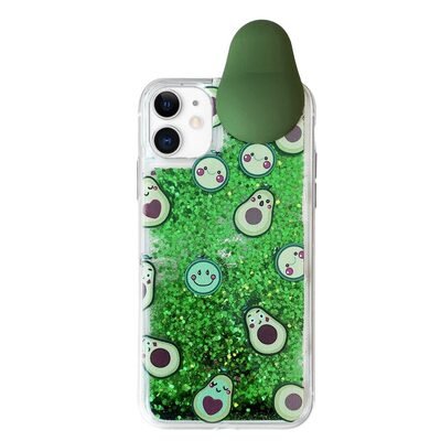 Microsonic Apple iPhone 11 Kılıf Cute Cartoon Avakado