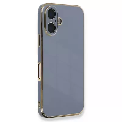 Microsonic Apple iPhone 17 Kılıf Olive Plated Lavanta Grisi