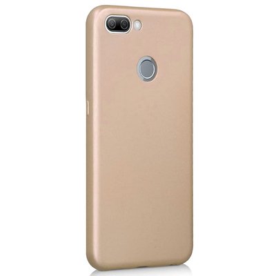 Microsonic Oppo AX7 Kılıf Matte Silicone Gold