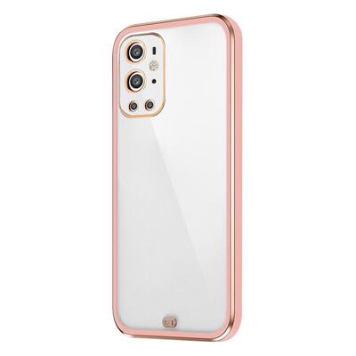 Microsonic OnePlus 9 Pro Kılıf Laser Plated Soft Pembe