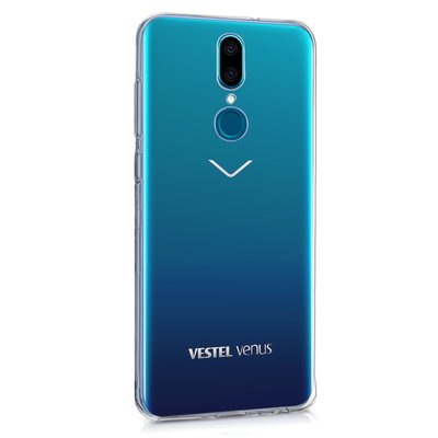 Microsonic Vestel Venüs V7 Kılıf Transparent Soft Beyaz