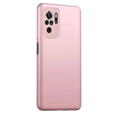 Microsonic Xiaomi Redmi Note 10 Kılıf Matte Silicone Rose Gold