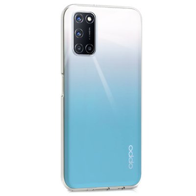 Microsonic Oppo A52 Kılıf Transparent Soft Beyaz