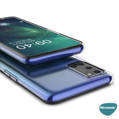 Microsonic Oppo A52 Kılıf Transparent Soft Beyaz