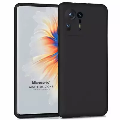 Microsonic Matte Silicone Xiaomi Mi Mix 4 Kılıf Siyah