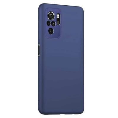 Microsonic Xiaomi Redmi Note 10 Kılıf Matte Silicone Lacivert