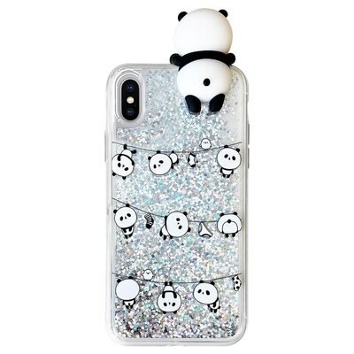 Microsonic Apple iPhone XS Max Kılıf Cute Cartoon Panda