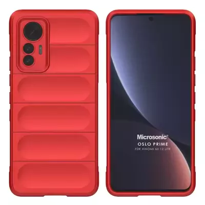 Microsonic Xiaomi Mi 12 Lite Kılıf Oslo Prime Kırmızı