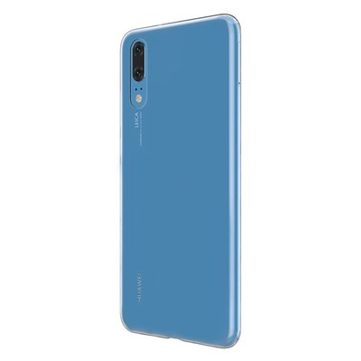 Microsonic Huawei P20 Kılıf Transparent Soft Beyaz