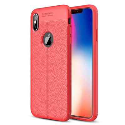 CaseUp Apple iPhone XS Max Kılıf Niss Silikon Kırmızı