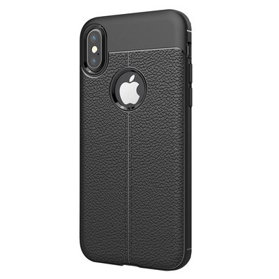 CaseUp Apple iPhone XS Kılıf Niss Silikon Siyah