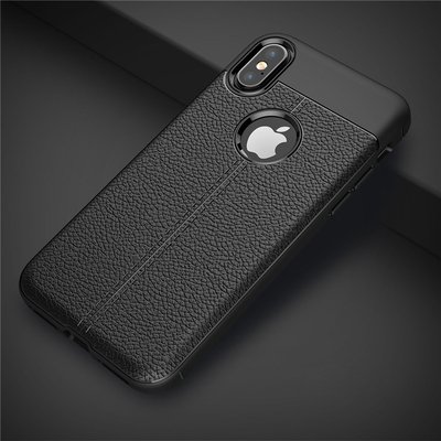 CaseUp Apple iPhone XS Kılıf Niss Silikon Siyah