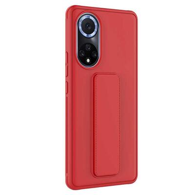 Microsonic Huawei Nova 9 Kılıf Hand Strap Kırmızı