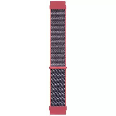 Microsonic Samsung Galaxy Watch 5 Pro 45mm Hasırlı Kordon Woven Sport Loop Koyu Pembe