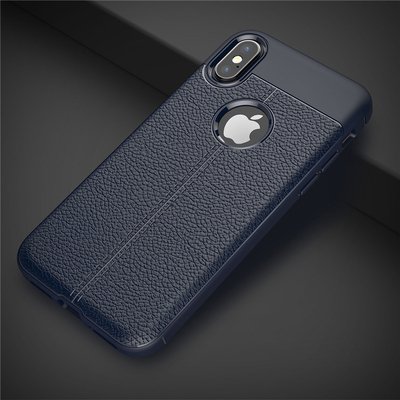 CaseUp Apple iPhone XS Kılıf Niss Silikon Lacivert