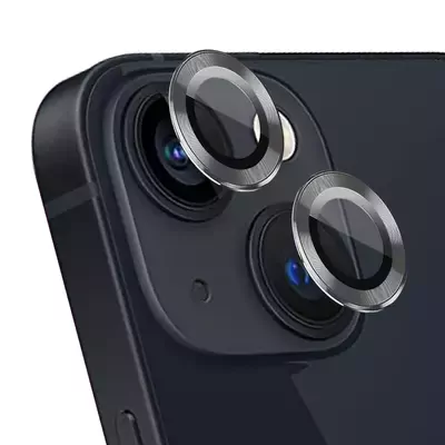 Microsonic Apple iPhone 14 Tekli Kamera Lens Koruma Camı Füme