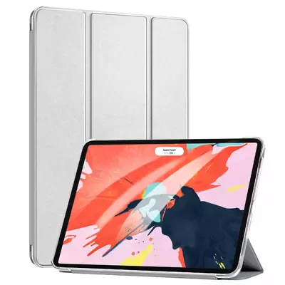 Microsonic Apple iPad Pro 11'' 2021 3. Nesil Kılıf (A2377-A2459-A2301-A2460) Smart Case ve Arka Kapak Gümüş