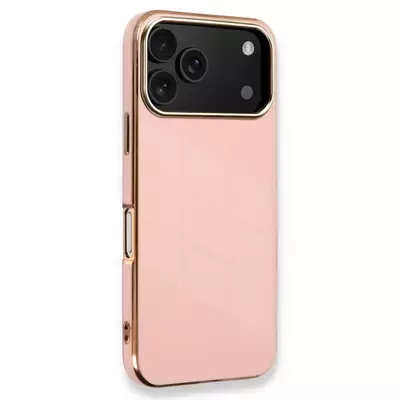 Microsonic Apple iPhone 17 Pro Kılıf Olive Plated Pembe