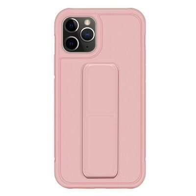 Microsonic Apple iPhone 13 Pro Kılıf Hand Strap Rose Gold