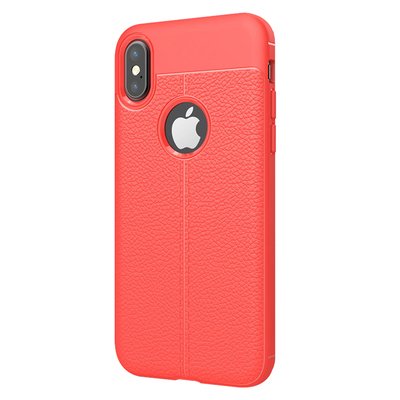 CaseUp Apple iPhone XS Kılıf Niss Silikon Kırmızı