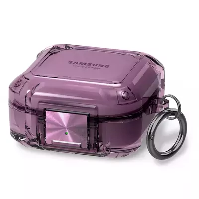 Microsonic Samsung Galaxy Buds Core Kılıf Safety Lock Protection Mor