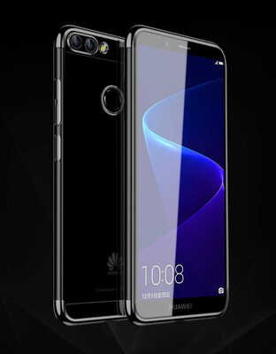 Microsonic Huawei P Smart Kılıf Skyfall Transparent Clear Siyah