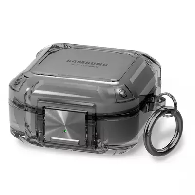 Microsonic Samsung Galaxy Buds Core Kılıf Safety Lock Protection Füme