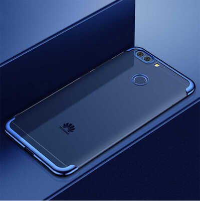 Microsonic Huawei P Smart Kılıf Skyfall Transparent Clear Mavi